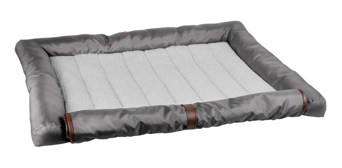 Pet Mat 3 in 1, lettino, tappeto baule e protezione paraurti — comodo lettino in pile, imbottito, trapuntato e con spalline…