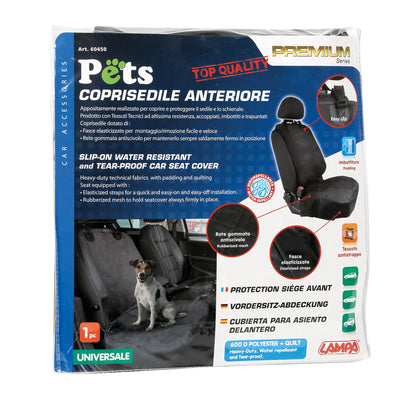 La confezione di Pets Premium, coprisedile anteriore