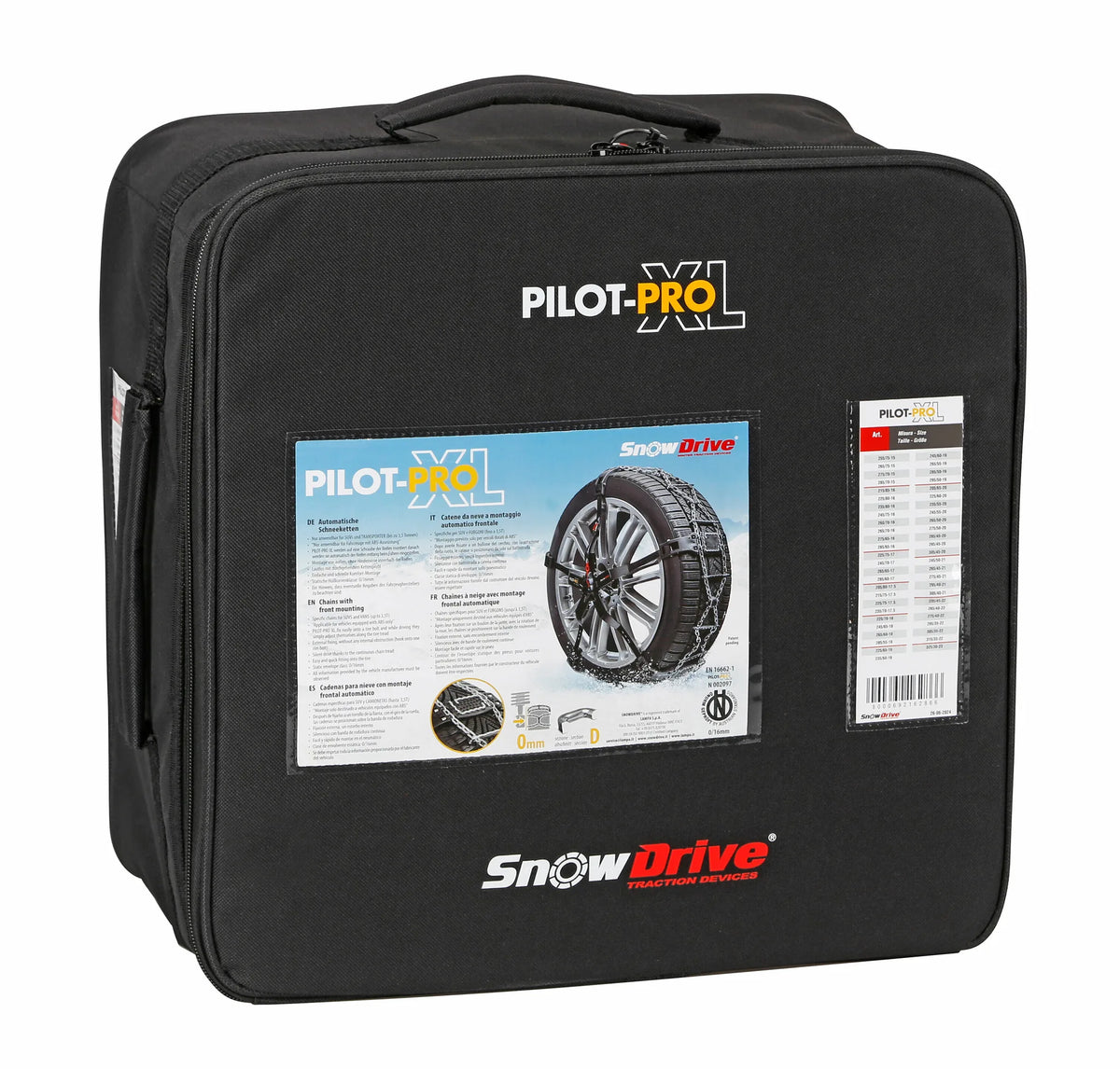La confezione di Pilot-Pro XL, Catene da neve SUV e furgoni