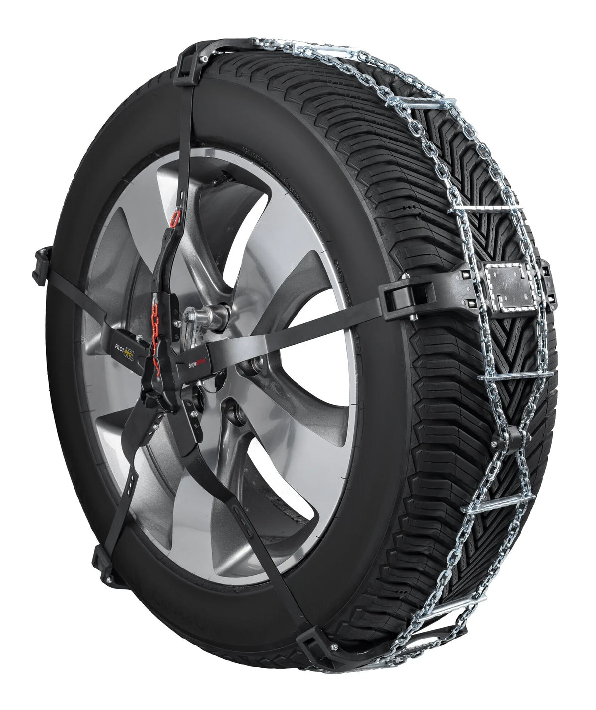 Pilot-Pro XL, Catene da neve SUV e furgoni su fondo bianco, vista 10