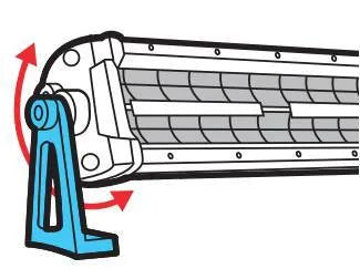 Disegno tecnico quotato di Pluton Holland Style, barra a Led 2 funzioni - 12/24V, con le misure, vista 3
