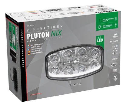 La confezione di Pluton Nix, faro di profondità LED con luce di posizione