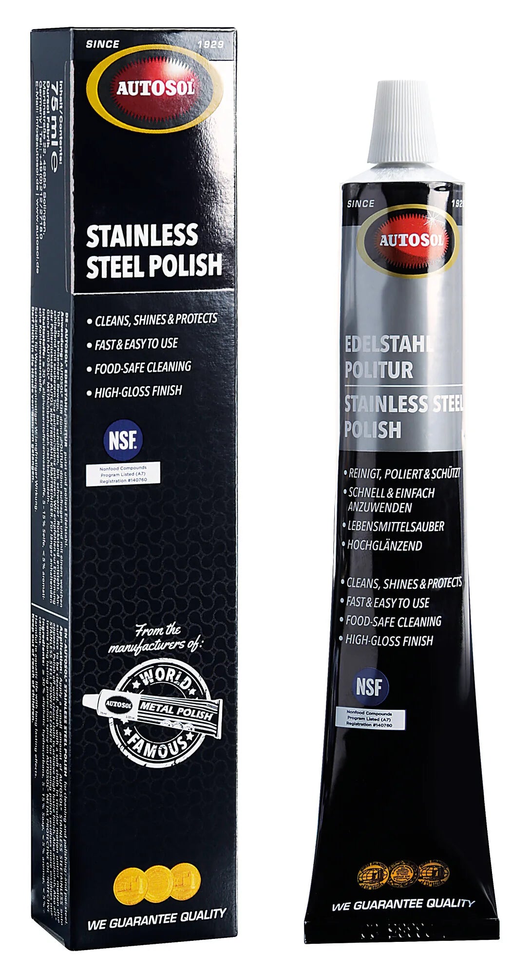 La confezione di Polish per acciaio inox - 75 ml