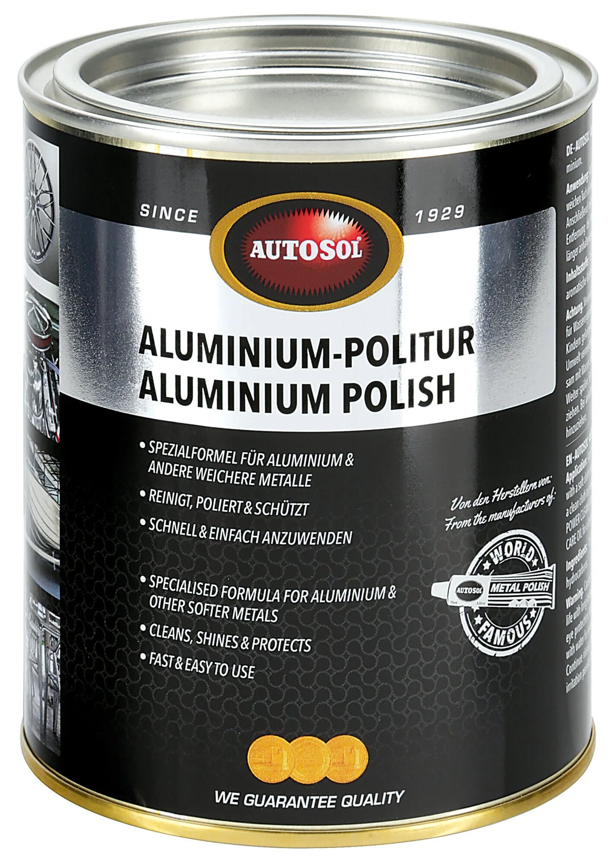 Polish per alluminio - 750 ml su fondo bianco
