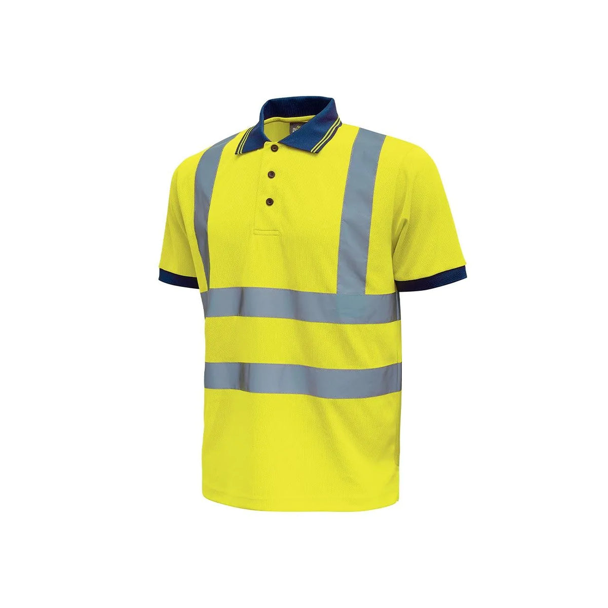Polo alta visibilità classe 2 U-Power NEON Yellow Fluo