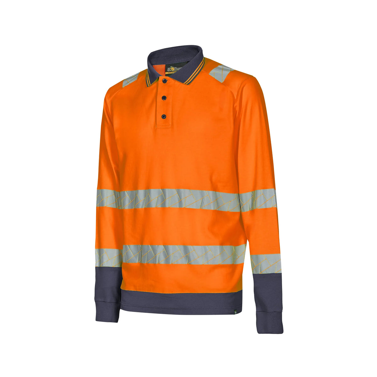 Polo alta visibilità U-Power CLOSE Orange Fluo