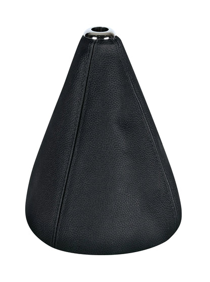 Premium, cuffia leva cambio in pelle - Nero/Rosso su fondo bianco