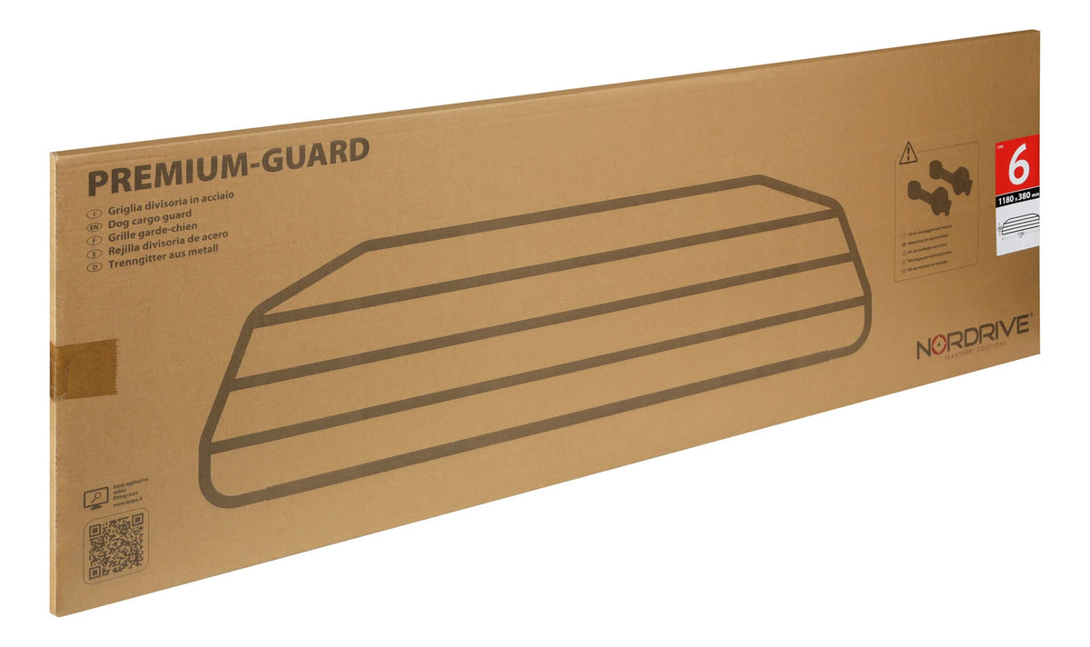 La confezione di Premium-Guard, griglia divisoria in acciaio - Type 3 -