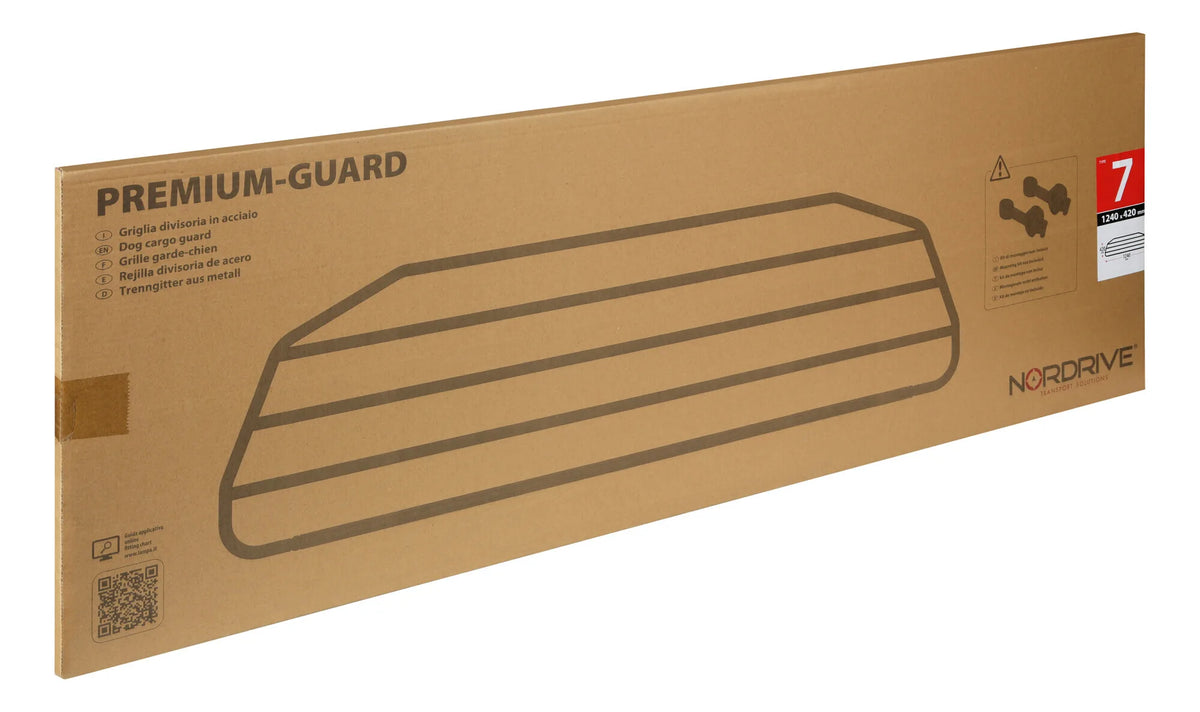 La confezione di Premium-Guard, griglia divisoria in acciaio - Type 3 -