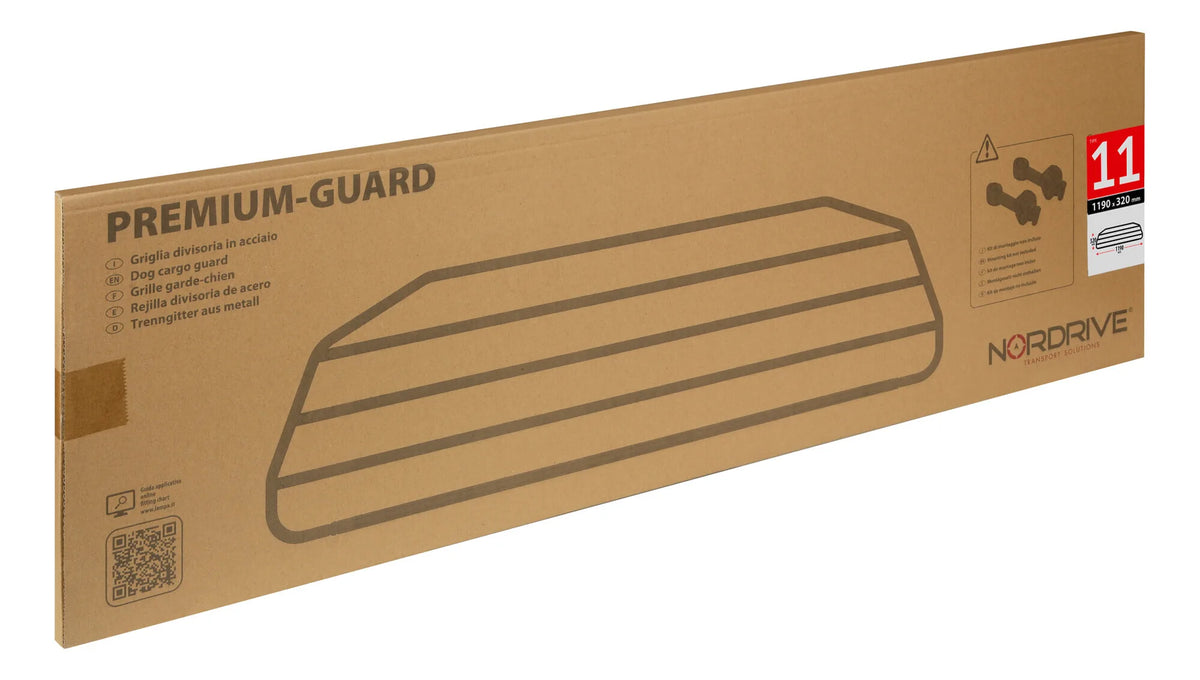 La confezione di Premium-Guard, griglia divisoria in acciaio - Type 3 -