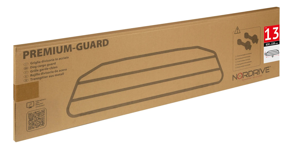 La confezione di Premium-Guard, griglia divisoria in acciaio - Type 3 -