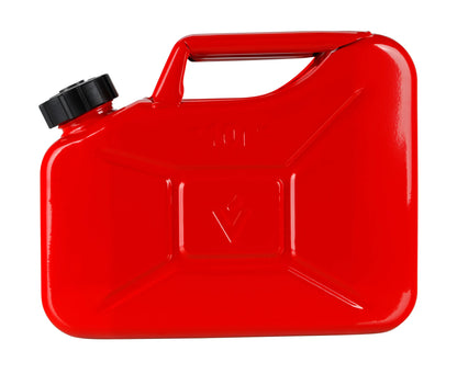 Premium, tanica carburante in metallo - 10 L — verniciatura interna ed esterna a polvere epossidica, resistente al carburante