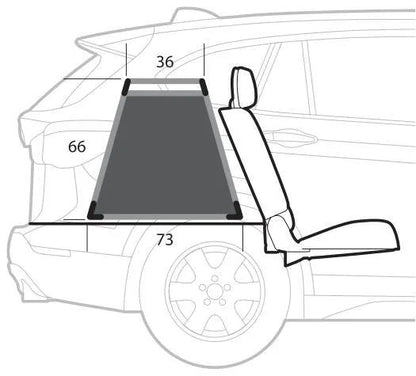 Disegno tecnico quotato di Premium, trasportino in lega di alluminio, specifico per il, con le misure