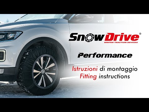 Video di montaggio di Performance, coppia di calze da neve per auto