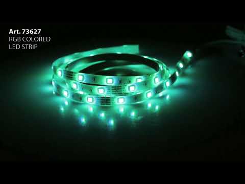 Video di montaggio di Striscia adesiva a Led RGB Lampa, 12/24V - 60 Led, 16 colori - 200 cm