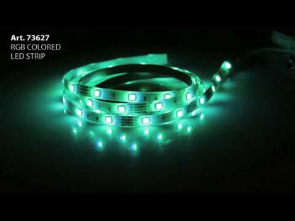 Video di montaggio di Striscia adesiva a Led RGB Lampa, 12/24V - 60 Led, 16 colori - 200 cm