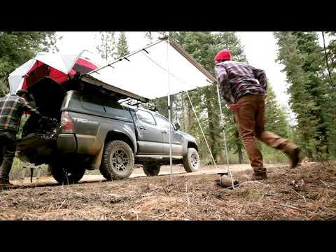 Video di montaggio di OverNout™, tendalino Yakima con kit di fissaggio - 2x2 m