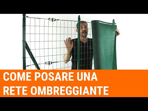 Rete telo  Ombreggiante  - 90% Bianca In Miniroll