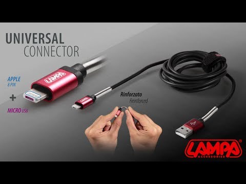 Video di montaggio di Kit 2 in 1 Universal Lampa, caricatore USB e cavo Apple 8 pin/Micro USB - Fast C