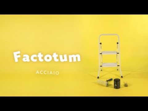 Sgabello in alluminio con gradini in gomma antiscivolo - Colombo Factotum