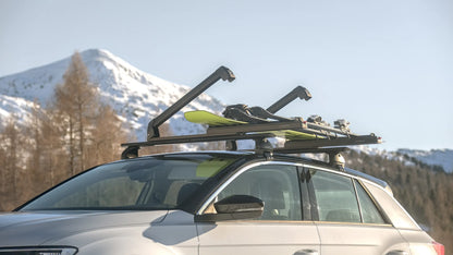 Pro-Slider EVO Aluminium PS-60, portasci per barre da tetto montato sul veicolo, vista 5
