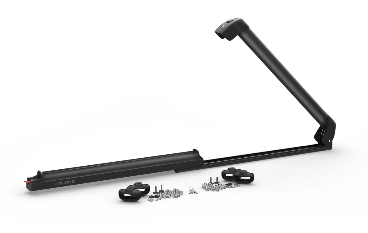 Pro-Slider EVO Aluminium PS-60, portasci per barre da tetto su fondo bianco, vista 5