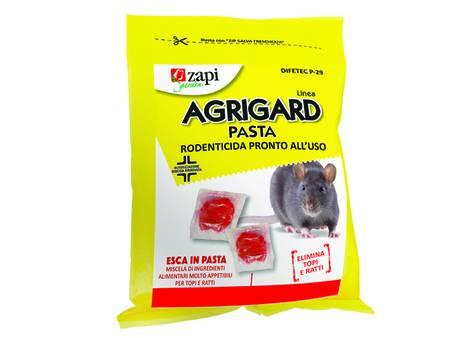 Topicida agrigard pasta difenacum gr.150 - busta con zip da gr.150