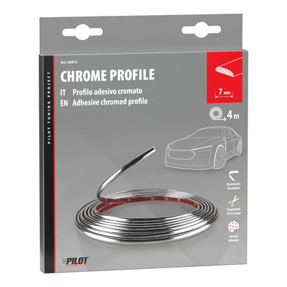 La confezione di Profilo adesivo cromato - 4 m, vista 2