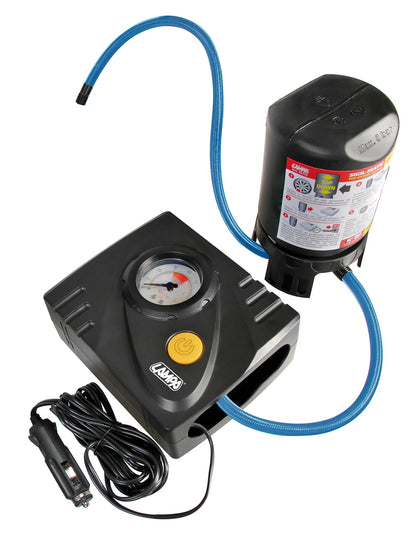 Pump-Jet & Fix Basic, kit riparazione pneumatici, 12V — ripara fori fino ad un massimo di 5/6 mm di diametro