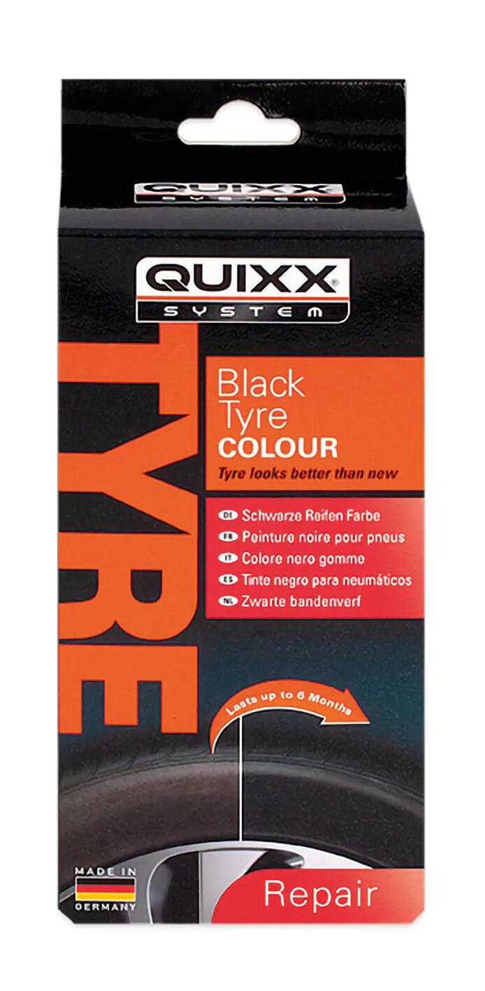 La confezione di Quixx, kit rinnova pneumatici