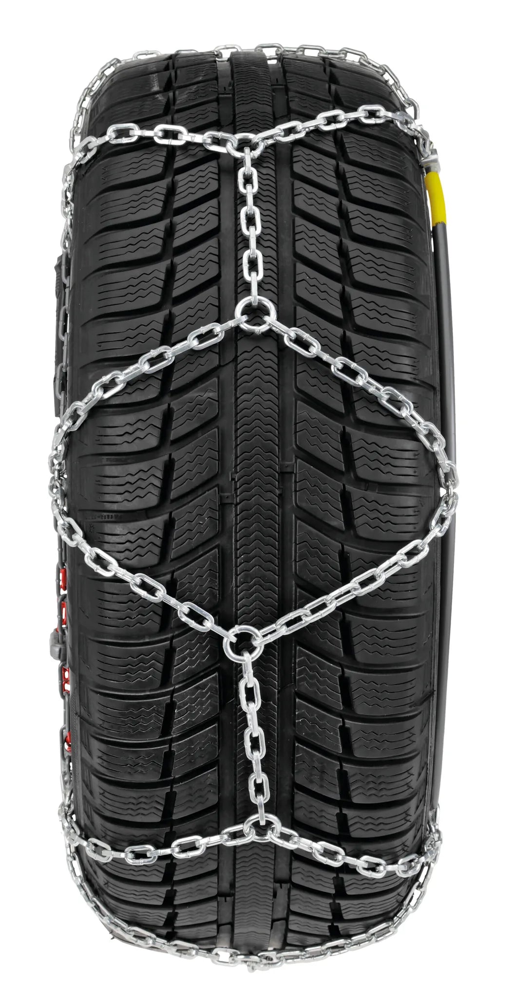 R-12 - Catene da neve autovetture — maglie corte in acciaio cementato speciale con sezione a “D”, utilizzabili da entrambe…