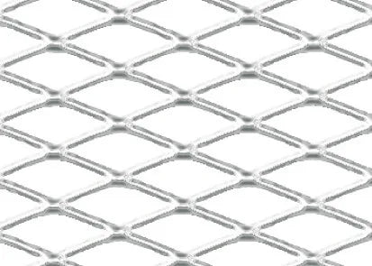 Racing Grill - Rombo medio 6x12 mm - 120x20 cm — in lega di alluminio, per radiatori, prese d’aria, spoilers