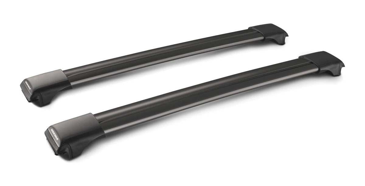 Rail Black Mixed, coppia barre portatutto in alluminio — il profilo aerodinamico riduce il rumore e la resistenza fino al 70%