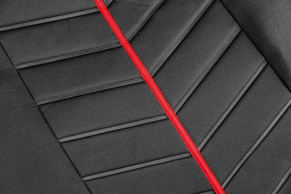 Rapid, set fodere coordinate - Nero/Rosso su fondo bianco