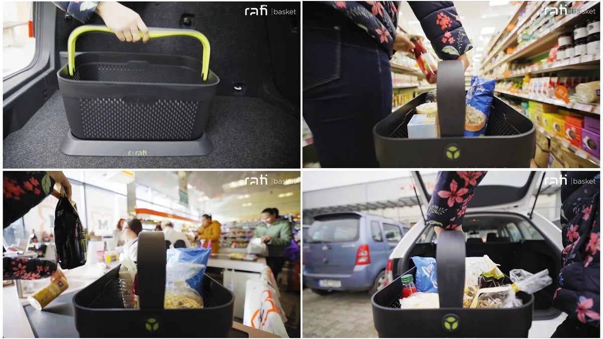 Rati, Cestino per auto montato sul veicolo