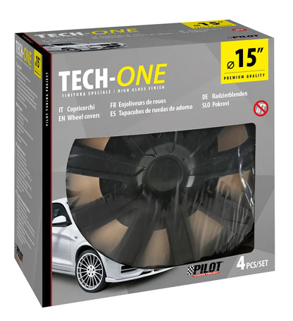 La confezione di Raze Black - Set 4 copricerchi - Ø, vista 2
