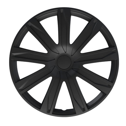 Raze Black - Set 4 copricerchi - Ø — universali per tutti i cerchi in acciaio