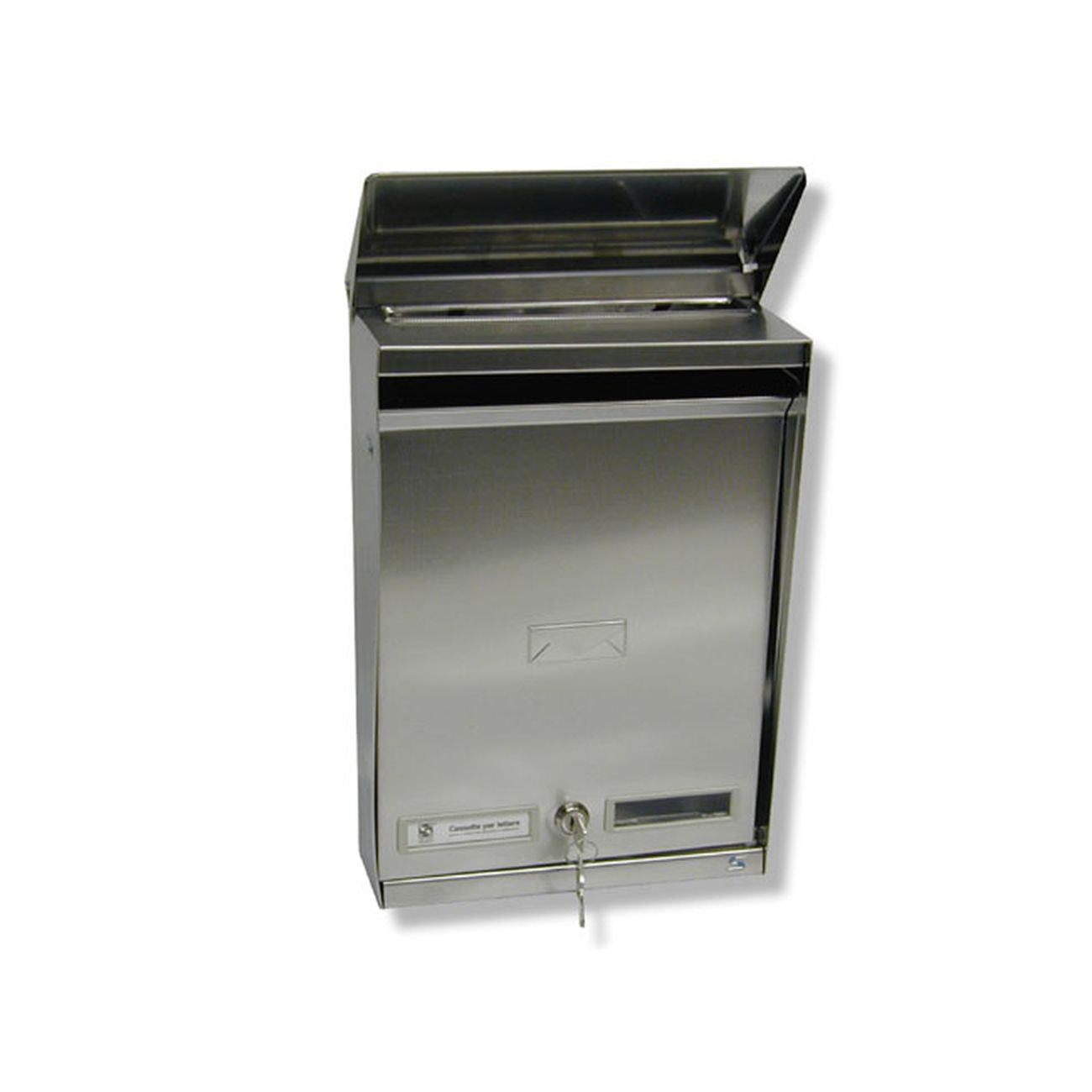 Cassetta Da Posta Inox Est.C/Tet  10.001 Dim.220X325X75. 