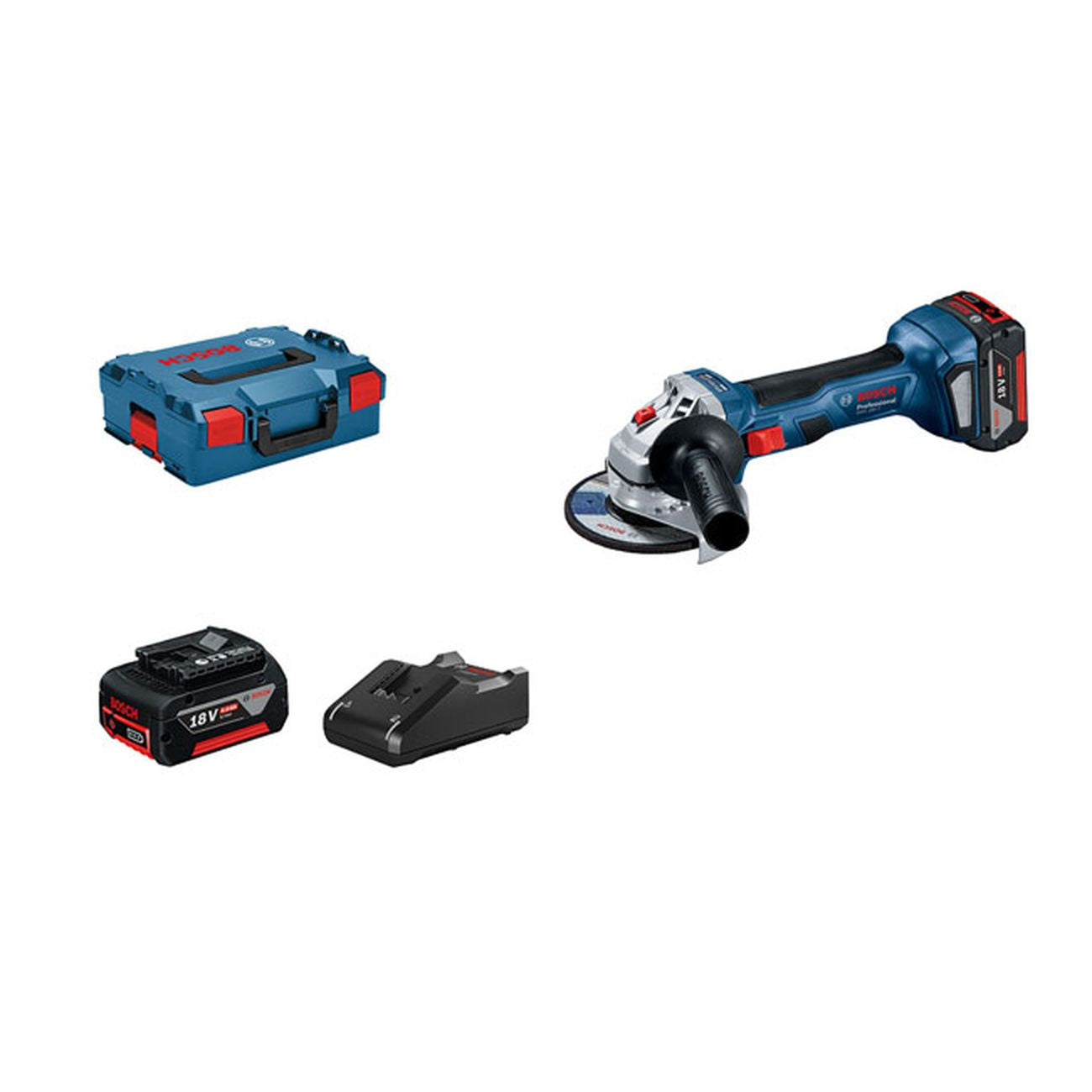 Smerigliatrice  Batteria  Gws 18V-7+2 Bat.4Ah