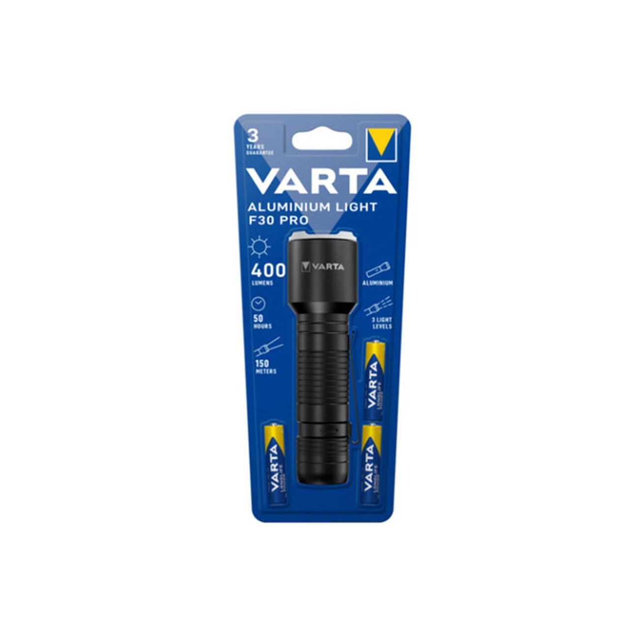 Torcia Varta Led Aluminium 3Aaa F30 C/Pi