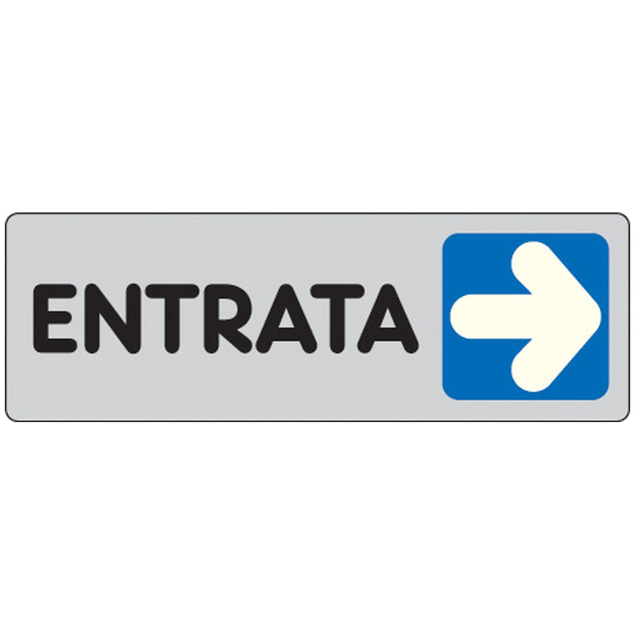 Etichetta adesiva 150x50 entrata (dx) - 10 pz