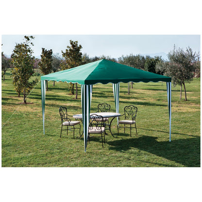 Gazebo in poliestere verde 