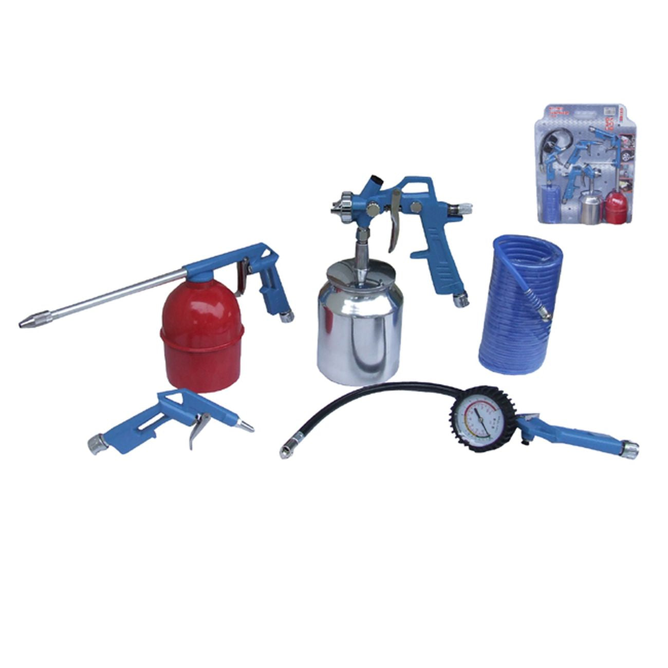 Labor.Kit Accessori Per Compressore 5 Pz