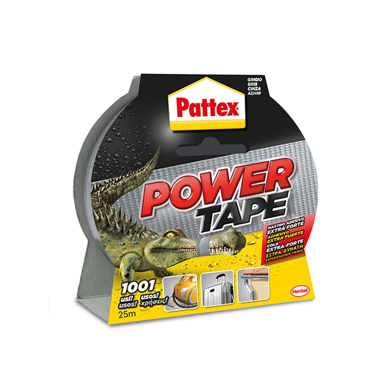 Nastro Power Tape  Grigio Mm 50X10Mt