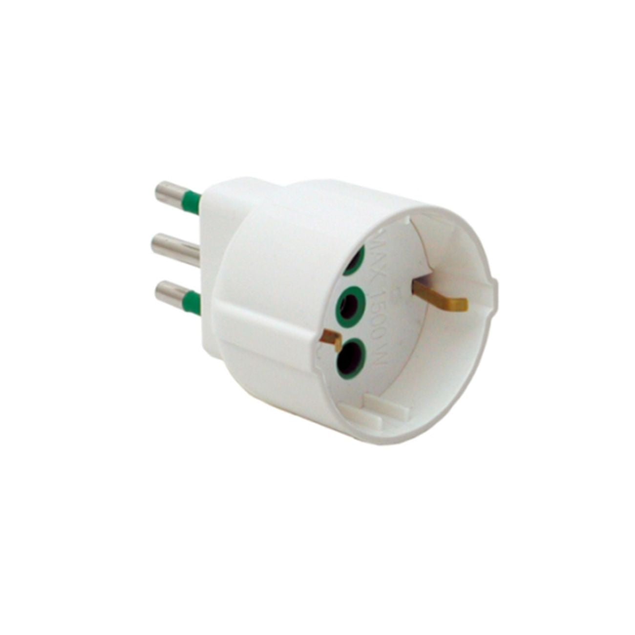 Adattatore Schuko Bianco 10A  87120