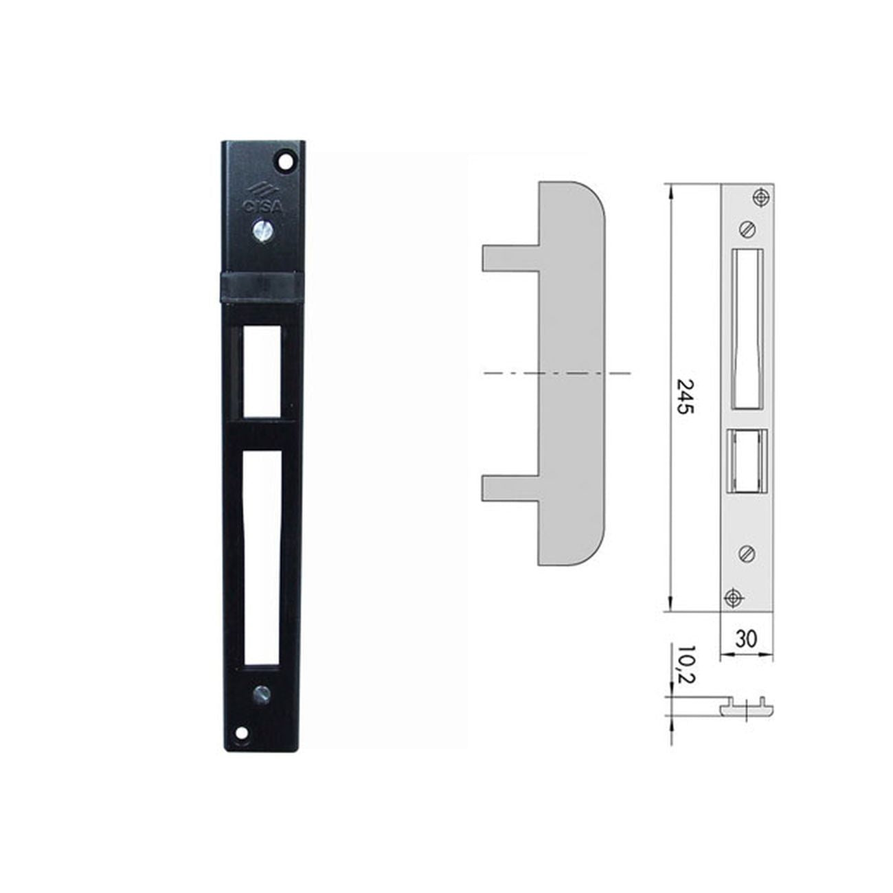 Cisa 06463-57-0 Contropiastra Met Regol