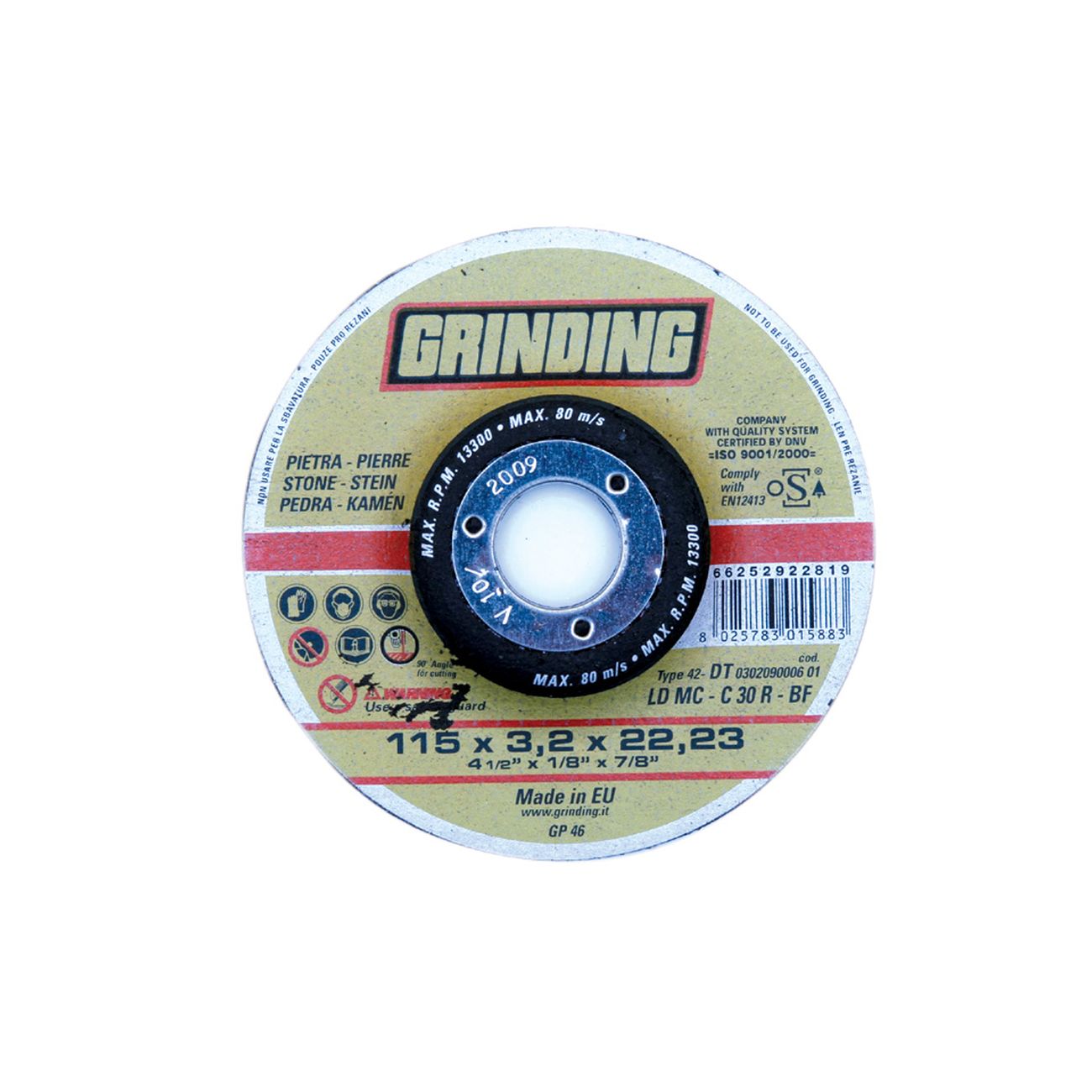 Grinding minidisco per marmo d.115x3,2 - 50 pz
