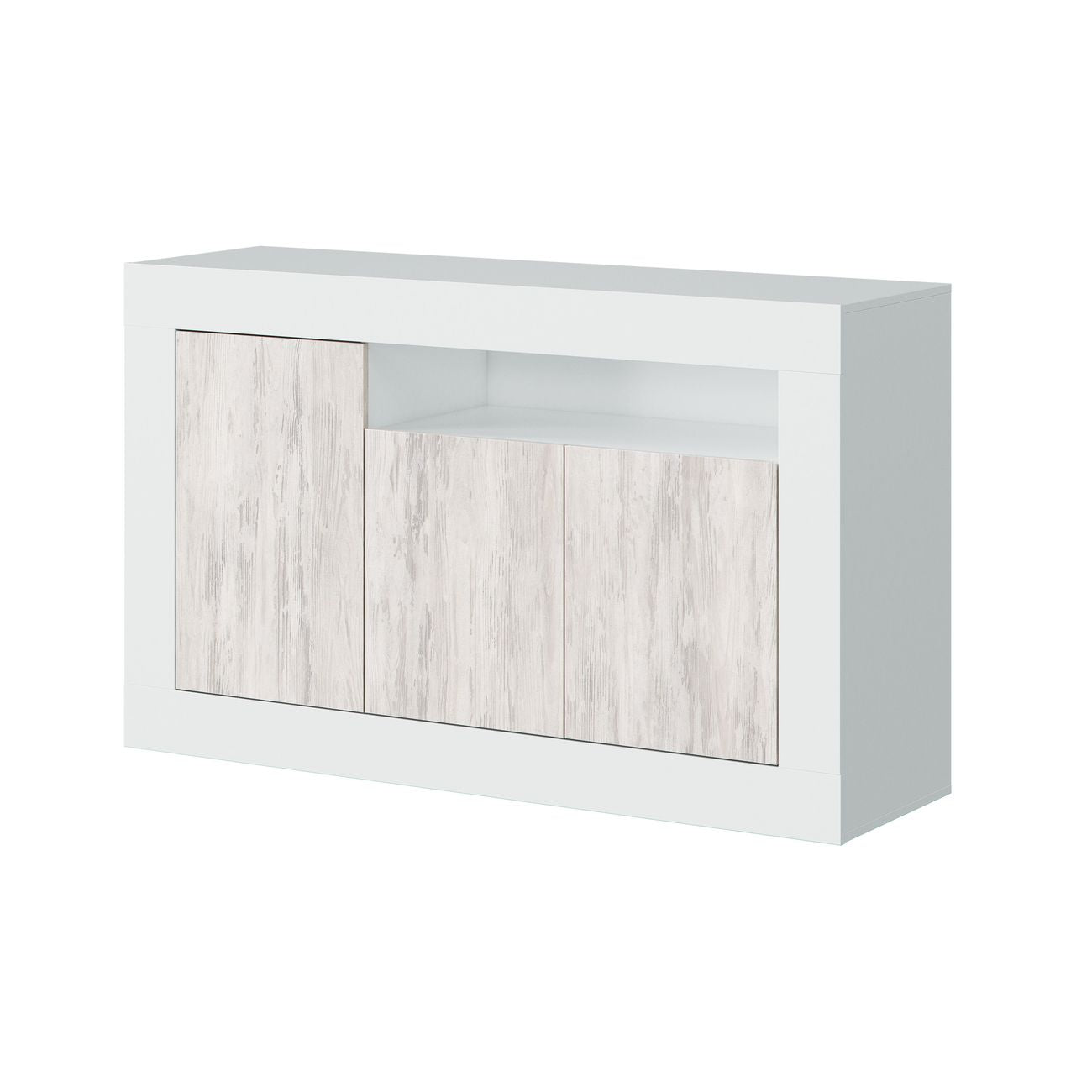 Kit credenza baltik 3a cm.144x42x87h