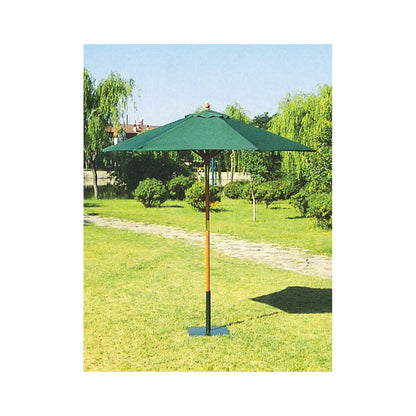 Ombrellone in legno tondo - 6 stecche - Ø 250 cm - palo Ø 38 mm 