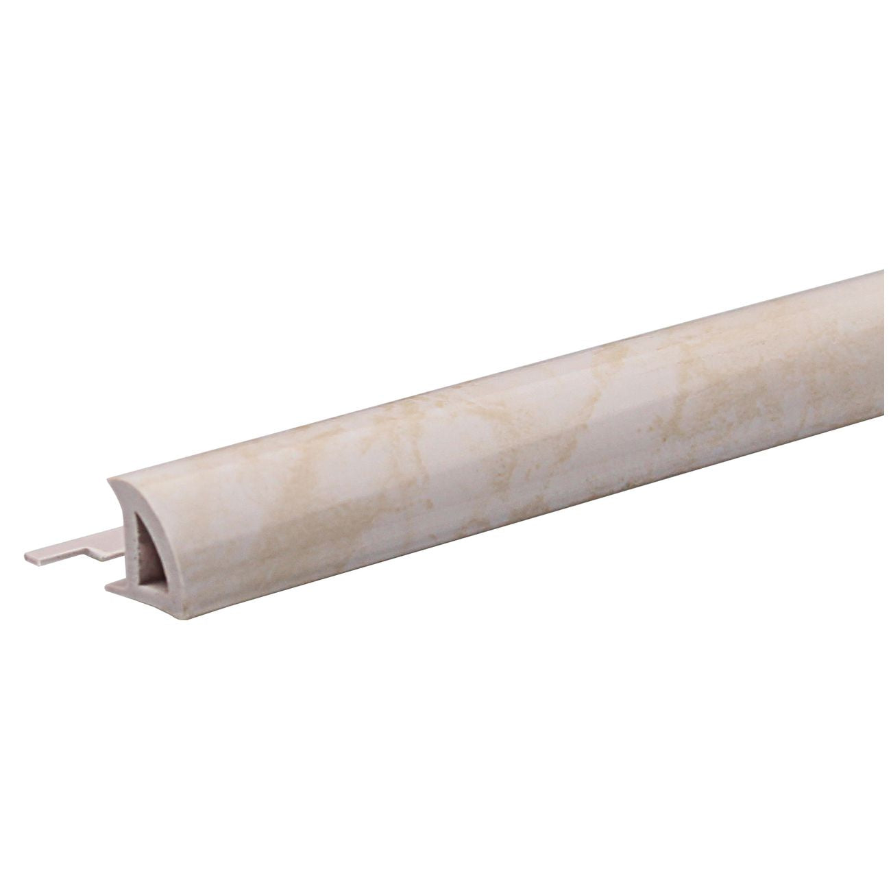 Profilo jolly pvc 8x2,5 marmor. rosa chiaro - 5 pz